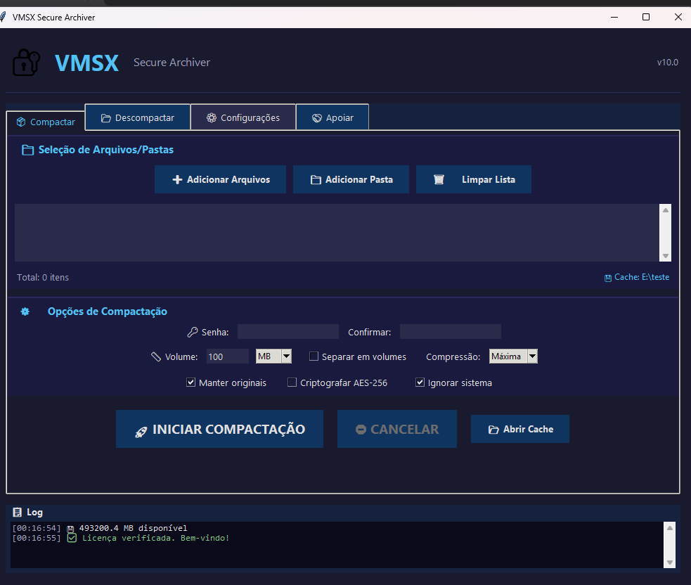 VMSX Secure Archive
